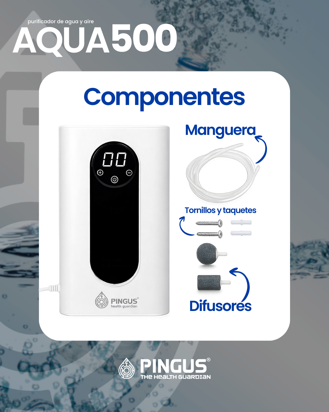 Purificador de Agua/Aire AQUA 500