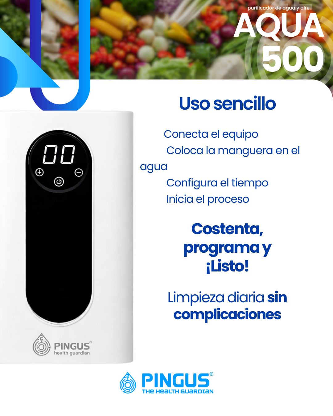 Purificador de Agua/Aire AQUA 500