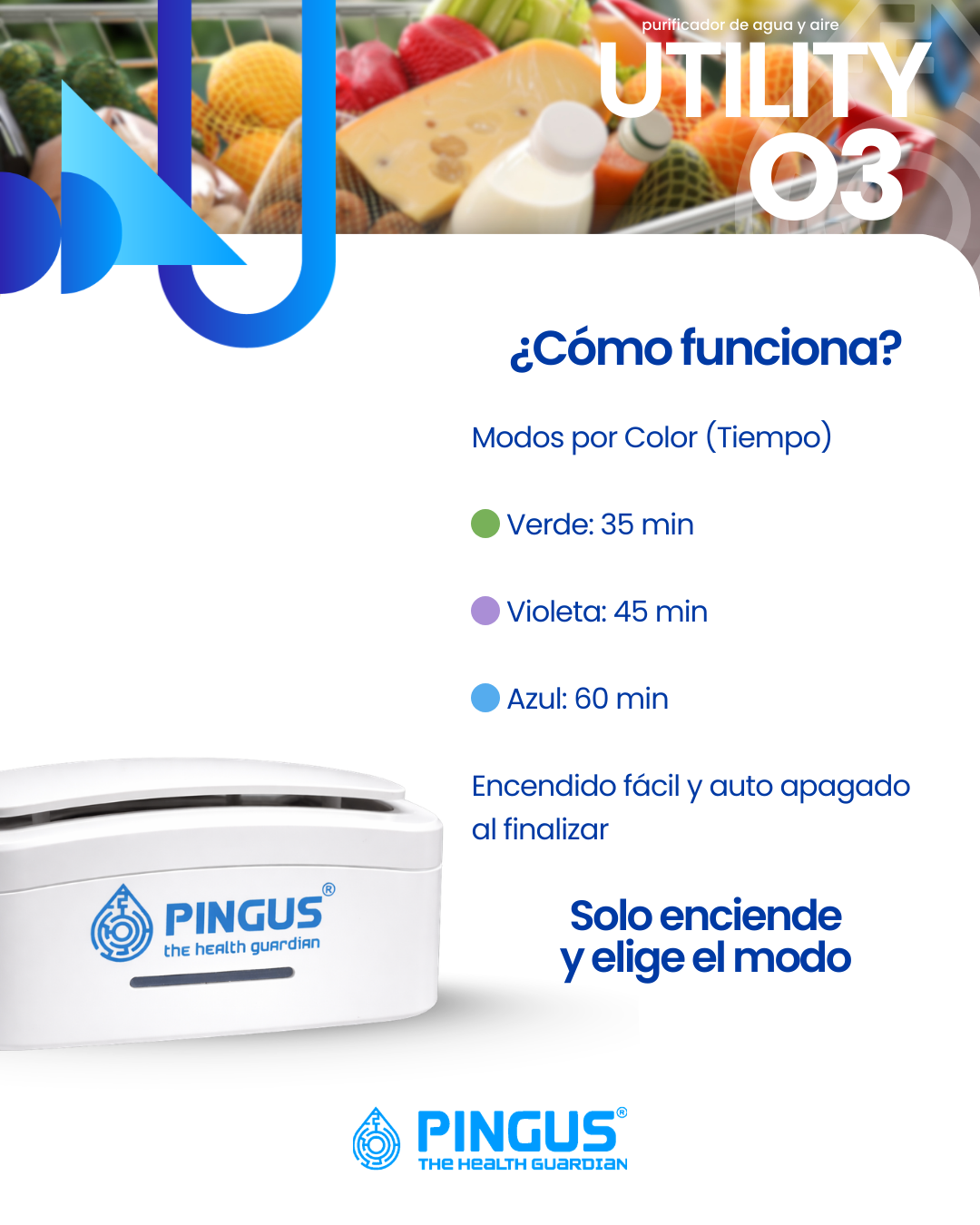 Purificador de Aire UTILITY O3