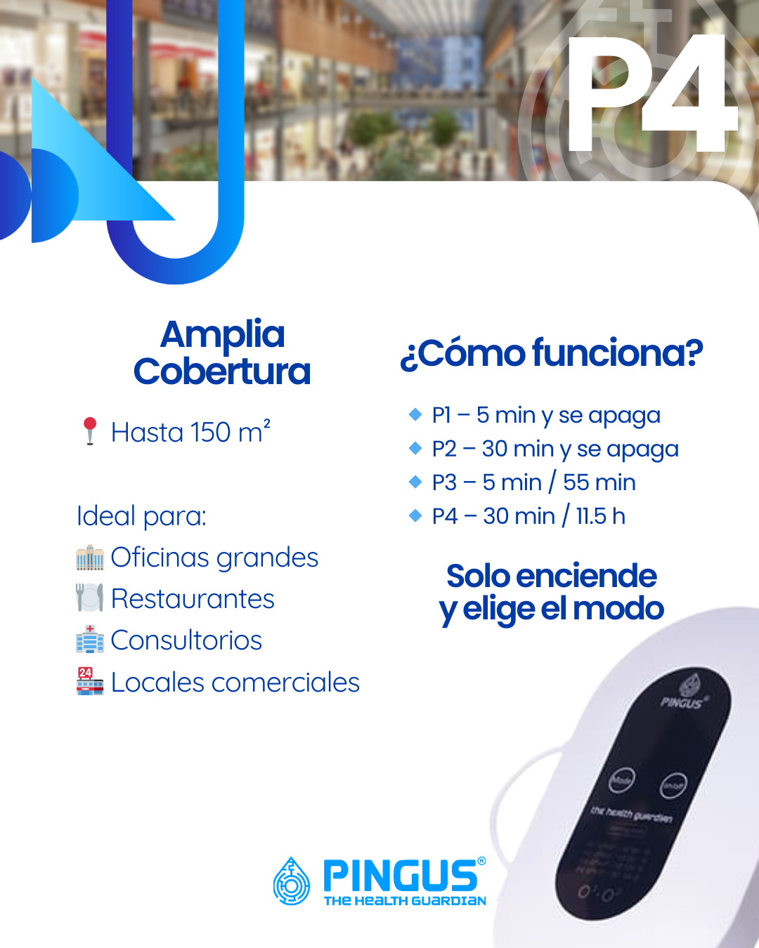 Purificador de aire P4