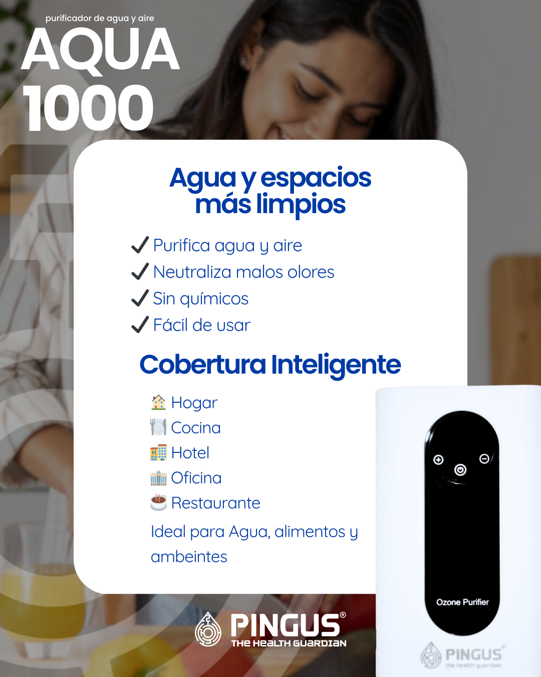 Purificador de Agua/Aire AQUA 1000
