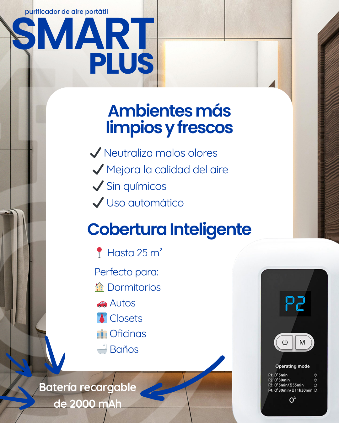 Purificador de aire SMART PLUS